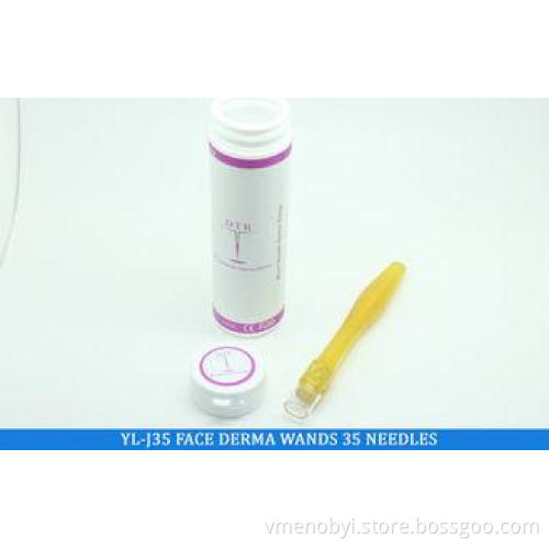 Skin Whitening Micro Derma Roller With 35pcs Needles , Micr